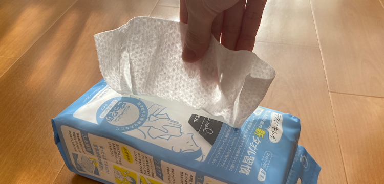 天然素材のコットン100%厚手エンボスシート