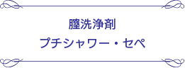 膣洗浄剤プチシャワー・セペ