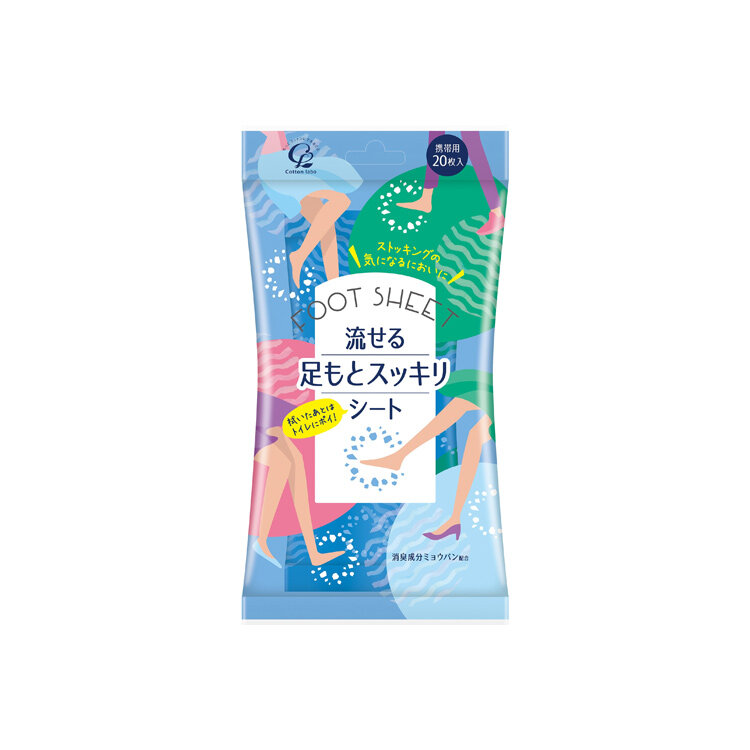 流せる足もとスッキリシート｜コットン・ラボ株式会社