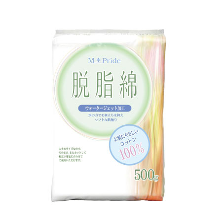 エムプライド医療脱脂綿(平綿)500g